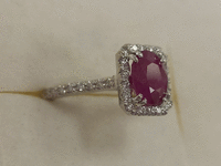 Image 3 of 8 of a N/A BURMESE RUBY DIAMOND