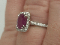 Image 5 of 8 of a N/A BURMESE RUBY DIAMOND