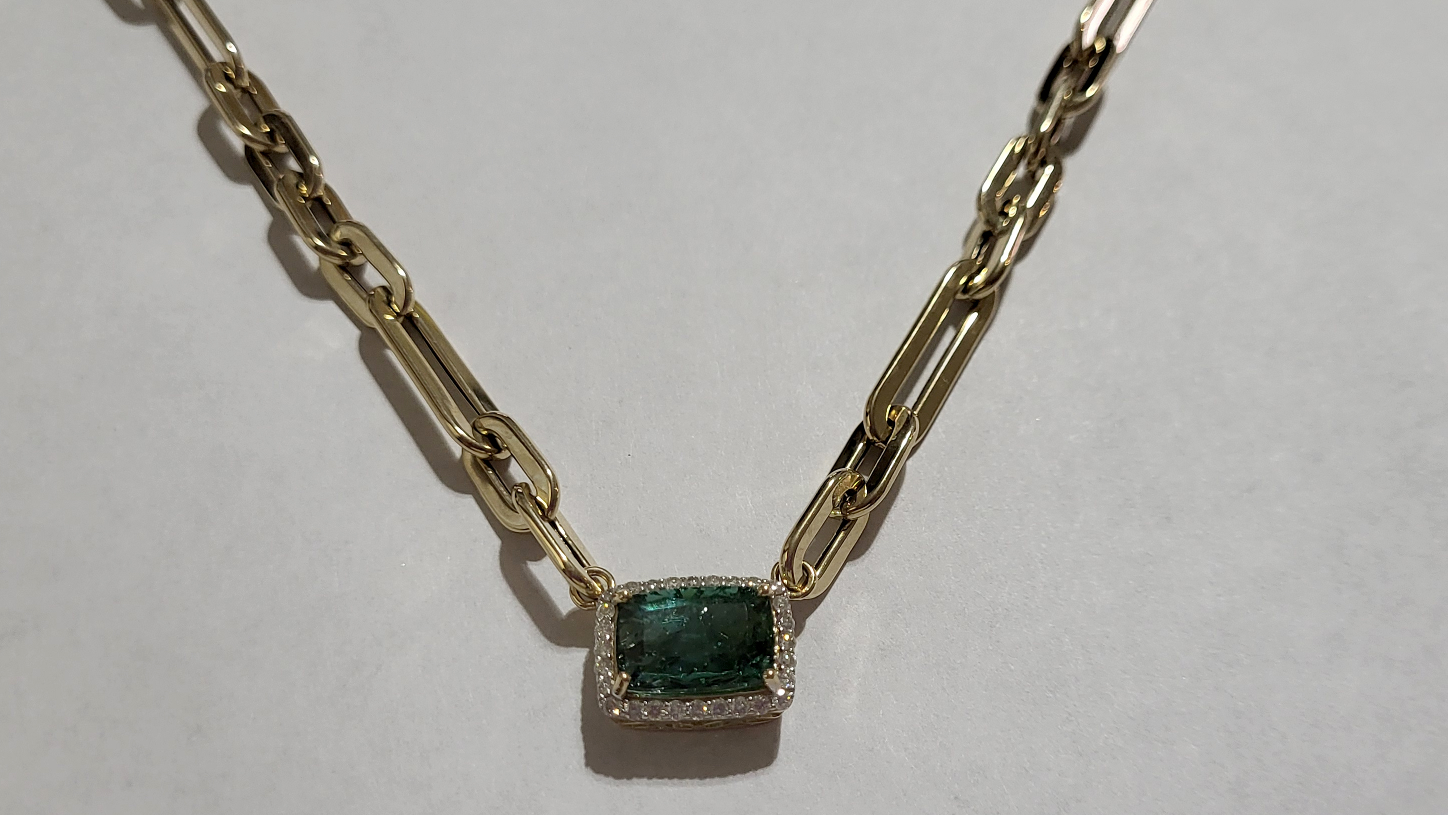 3rd Image of a N/A GOLD TOURMALINE DIAMOND