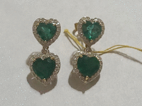 Image 2 of 4 of a N/A GOLD EMERALD DIAMOND