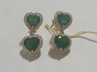 Image 3 of 4 of a N/A GOLD EMERALD DIAMOND