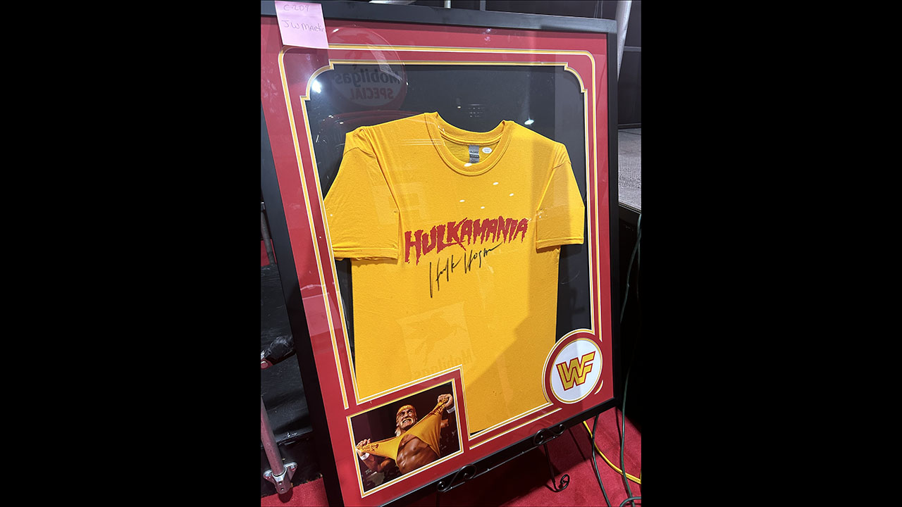 1st Image of a N/A TSHIRT HULK HOGAN AUTOGRAPHED TSHIRT