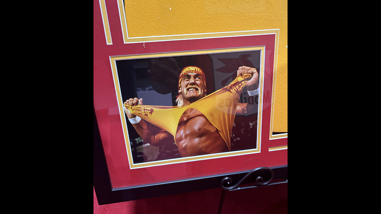 2nd Image of a N/A TSHIRT HULK HOGAN AUTOGRAPHED TSHIRT